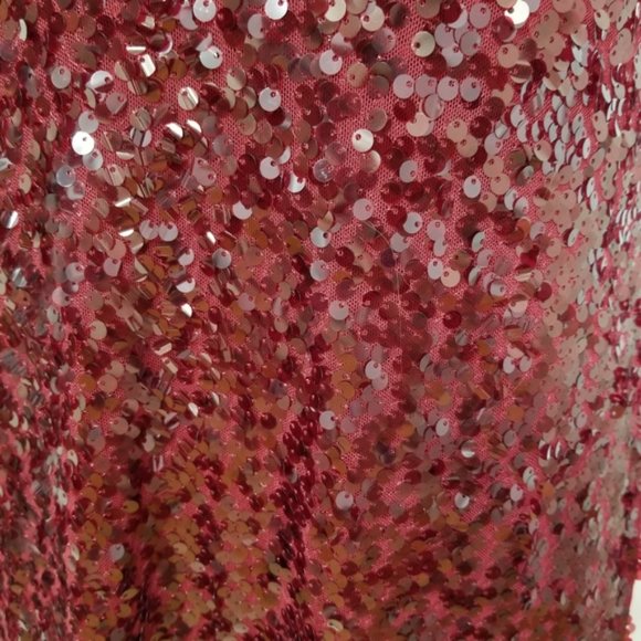 SOLD Altar'd State Sequin dress in burgundy, size M - Picture 6 of 16
